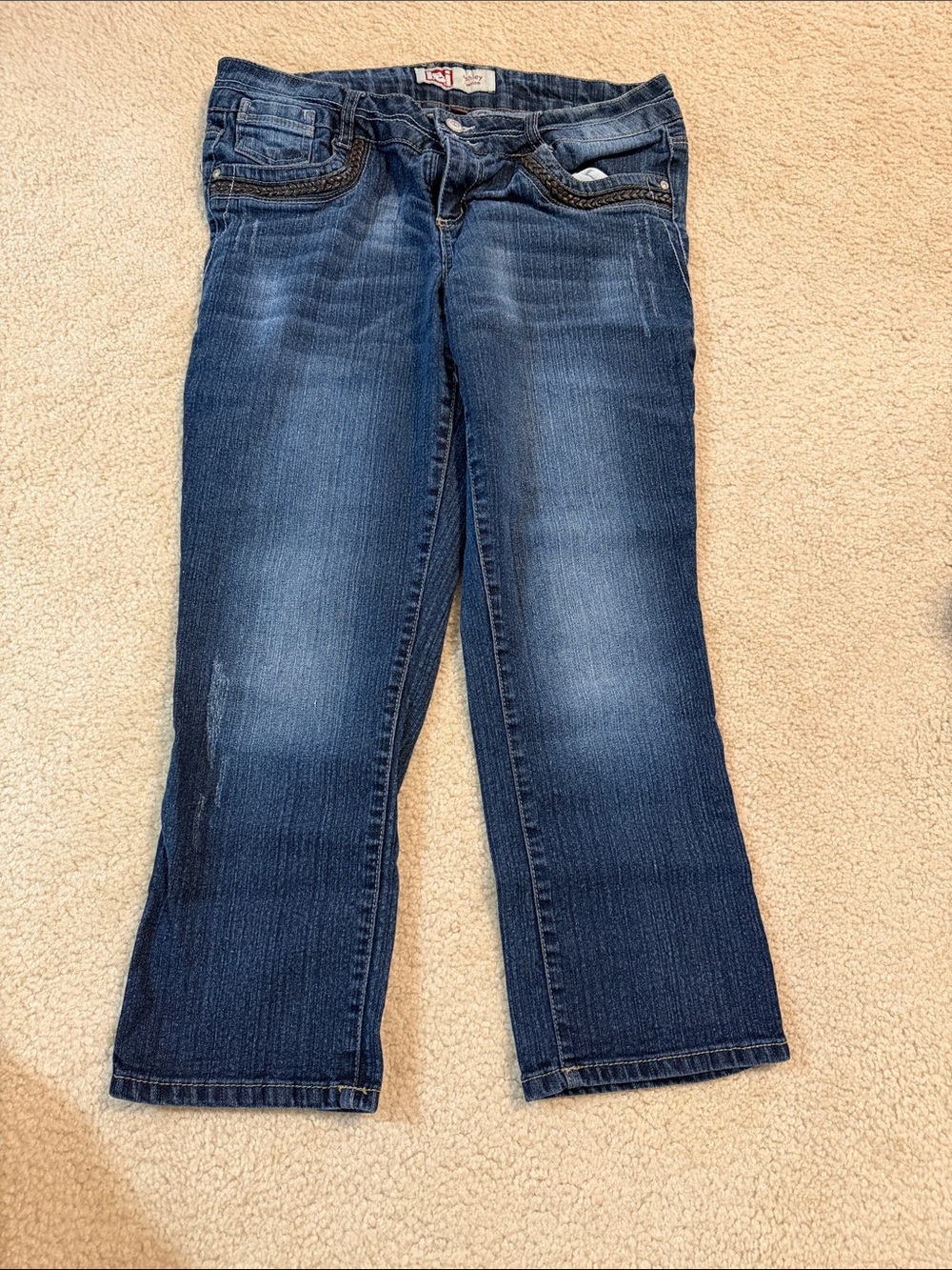 Levi's Ashley Lowrise Blue Denim Jeans with Red Logo Tag